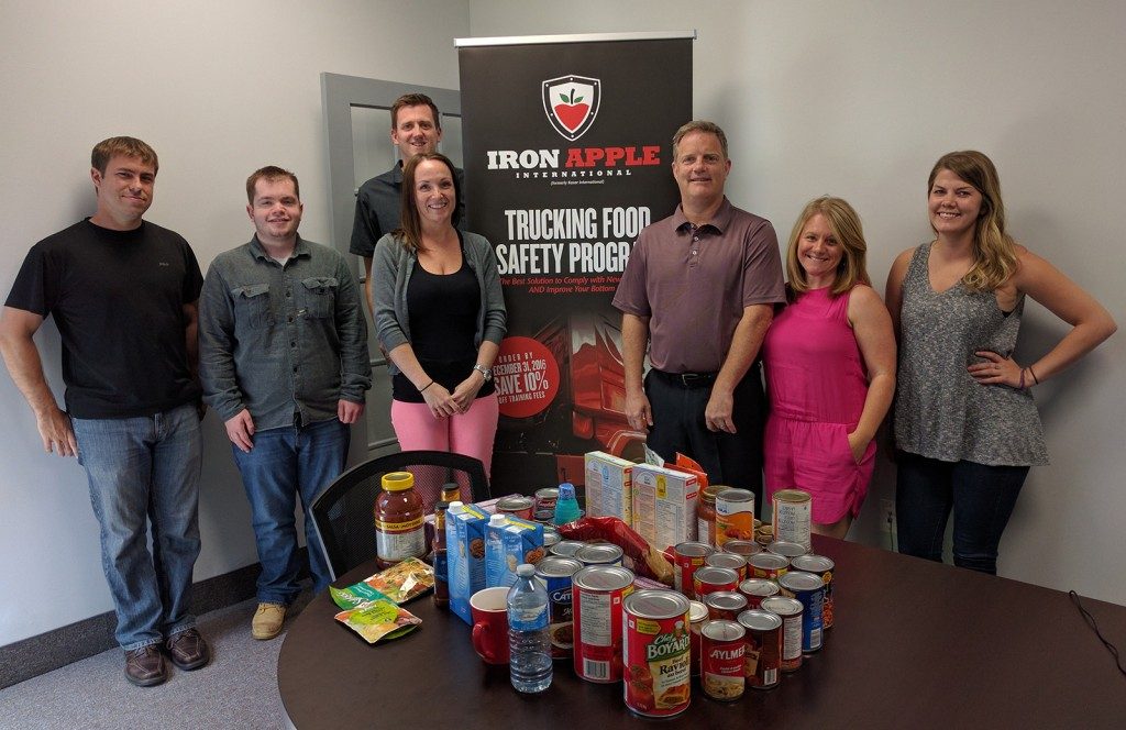 Iron Apple Team Supporting Local Food Banks