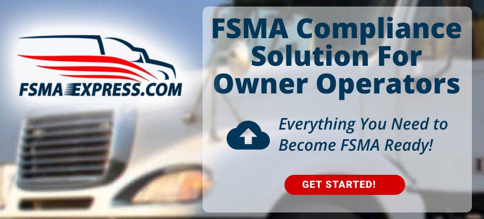 FSMA Express for Small Carriers & Owner Operators