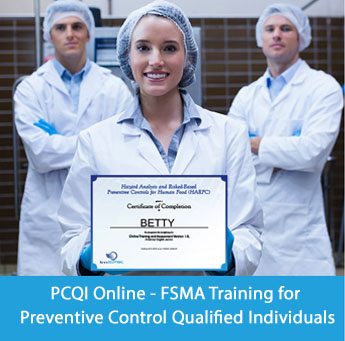 PCQI Training - FSMA Training for Preventive Control Qualified Individuals
