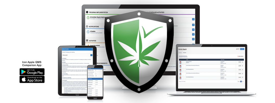 Iron Apple QMS for the Cannabis Production Industry